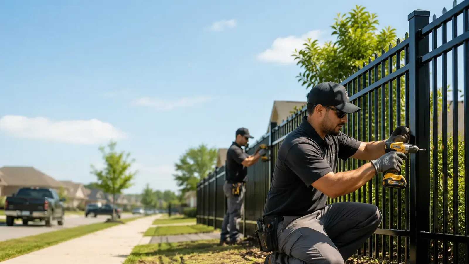 Metal Fence Installation in Trempealeau, WI
